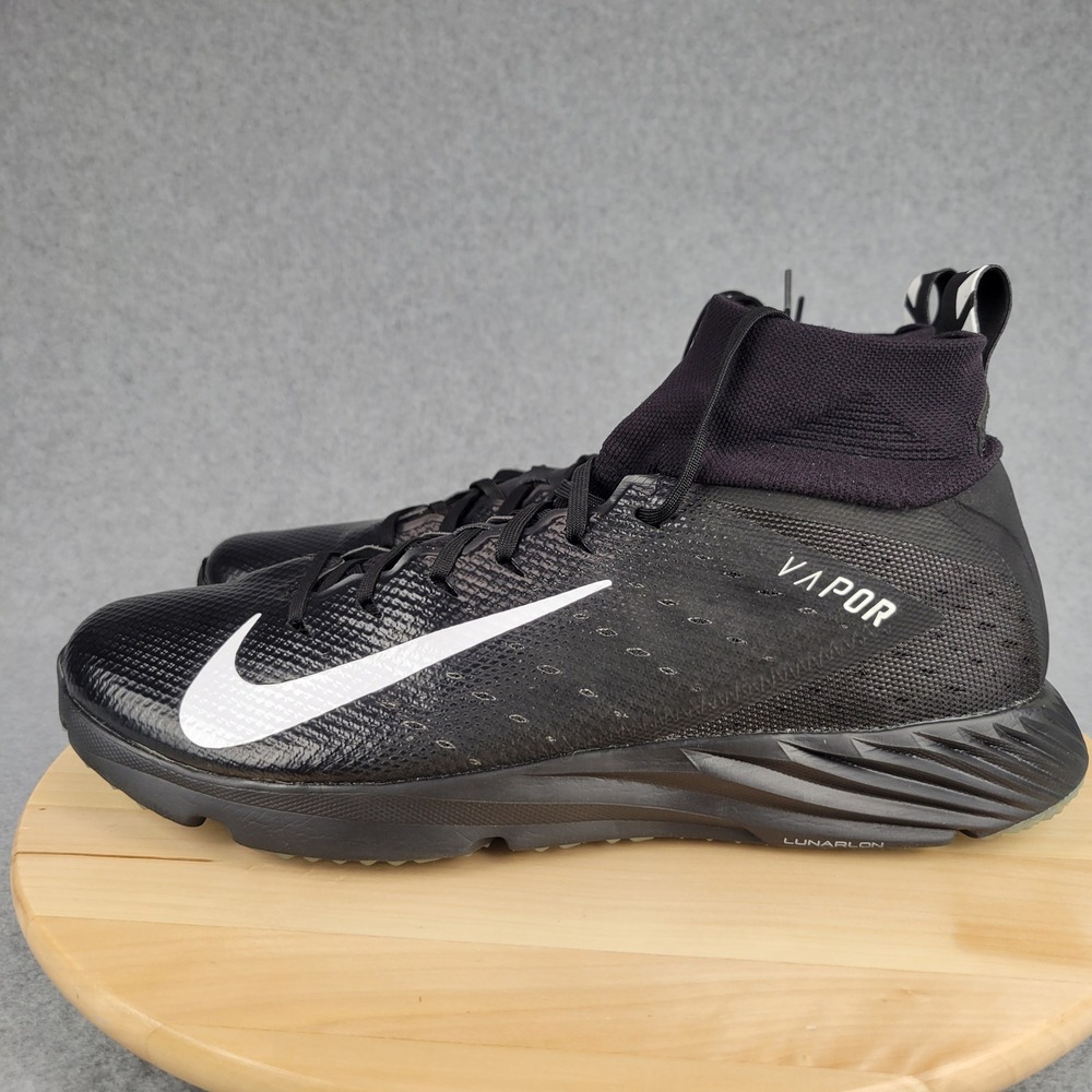 Nike Vapor Untouchable Speed Turf 2 Mens 14 Black White‎ Football Training Shoes